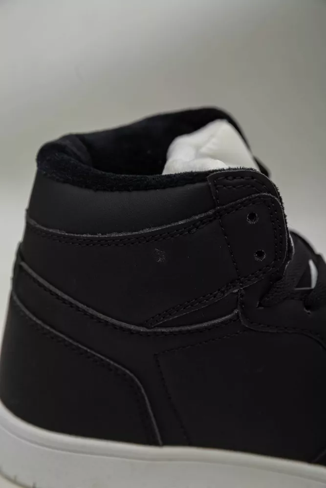 Купити Кросівки жіночі зимові на хутрі  -уцінка, колір чорно-білий, 248RH1030-U-1 - Фото №8