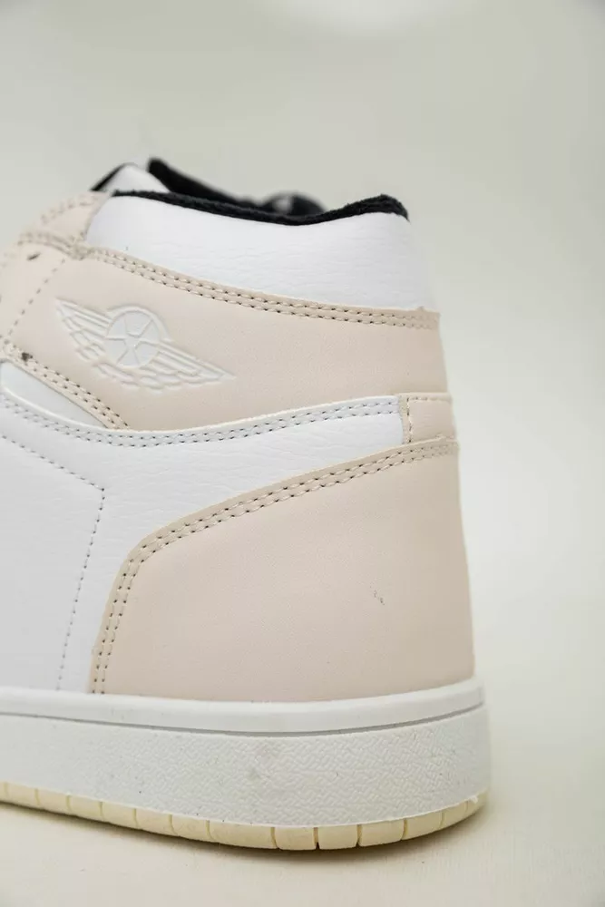 Купить Кроссовки женские зимние на меху  -уценка, цвет бело-бежевый, 248RH1030-U-3 - Фото №8