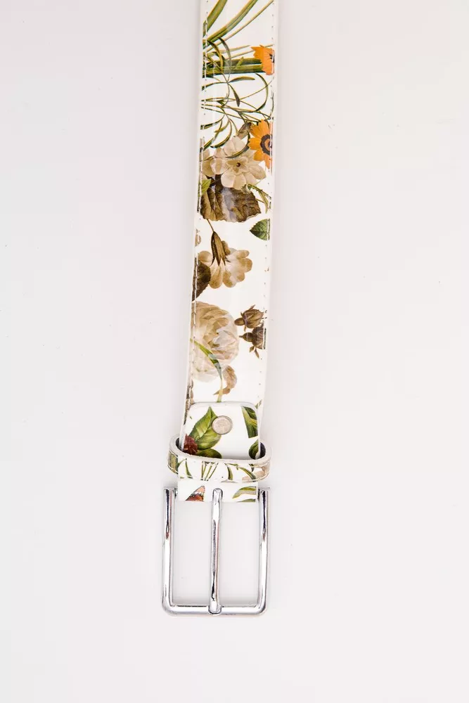 Купити Ремінь жіночий лаковий, колір різнобарвний, 196R3010W10 - Фото №2