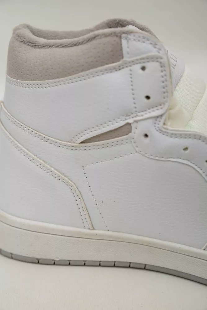 Купити Кросівки чоловічі зимові на хутрі  -уцінка, колір біло-сірий, 248RH1010-12-U-2 - Фото №8