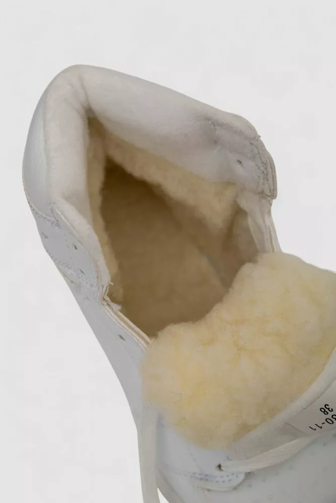 Купить Кроссовки женские зимние на меху  -уценка, цвет белый, 248RH1030-U - Фото №6