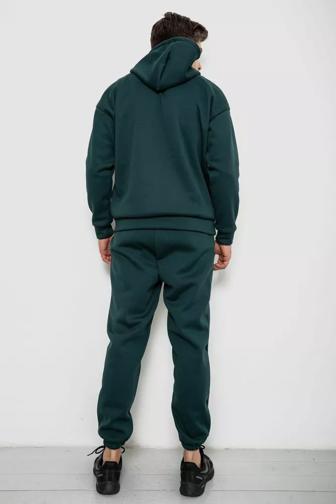 Купить Спортивный костюм мужской на флисе., цвет зеленый, 238R030 - Фото №4