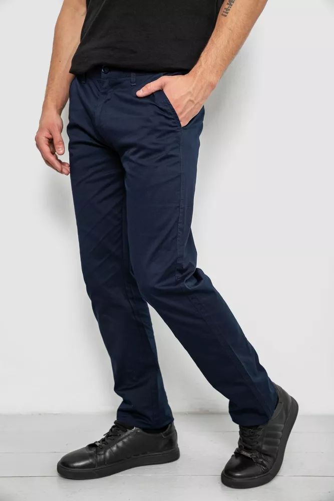 Купить Брюки мужские классические, цвет синий, 243RXK39-4-3 - Фото №3