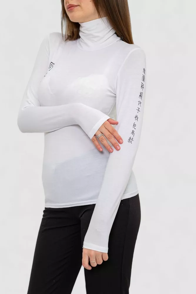 Купити Гольф жіночий, колір білий, 186R656 - Фото №3