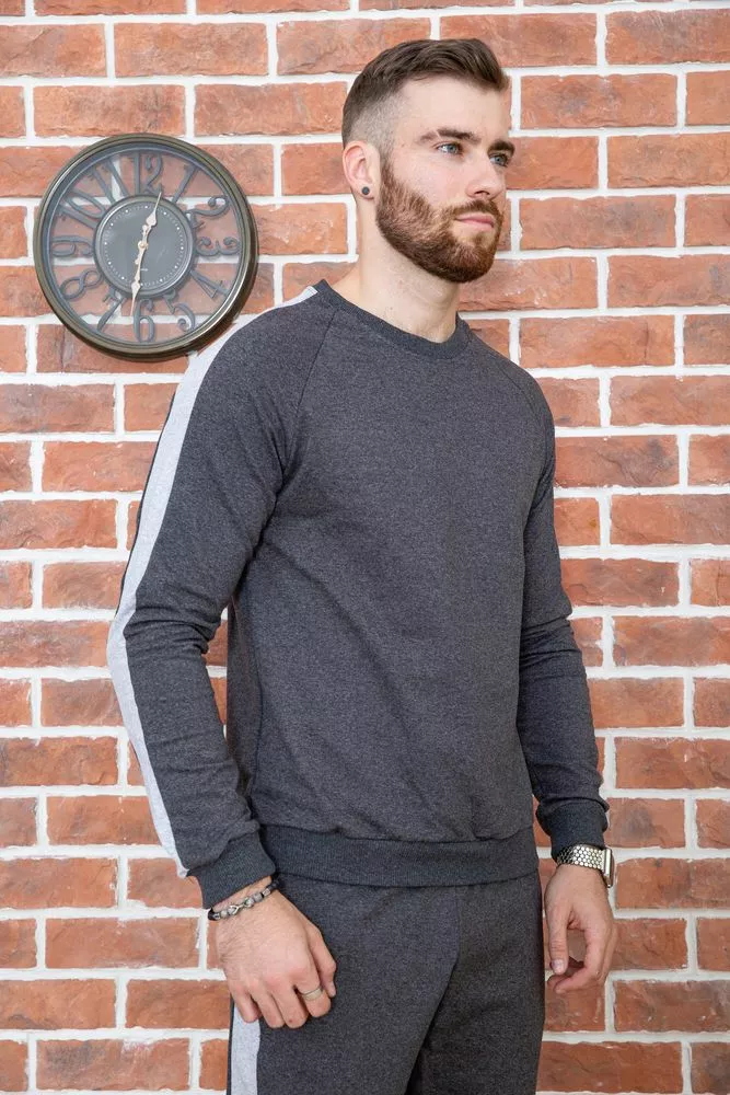 Купити Однотонный мужской спортивный костюм 131R301-08 оптом - Фото №4