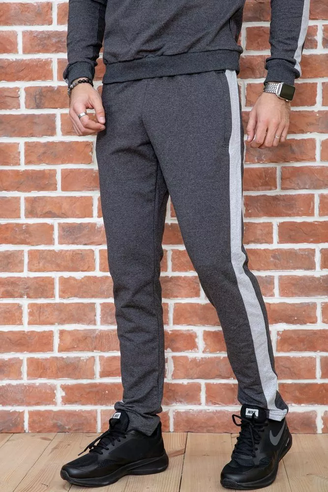 Купити Однотонный мужской спортивный костюм 131R301-08 оптом - Фото №5