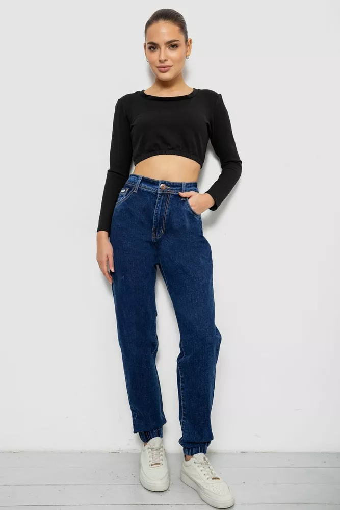 Купити Джинси жіночі, колір синій, 244R8072-5 - Фото №2