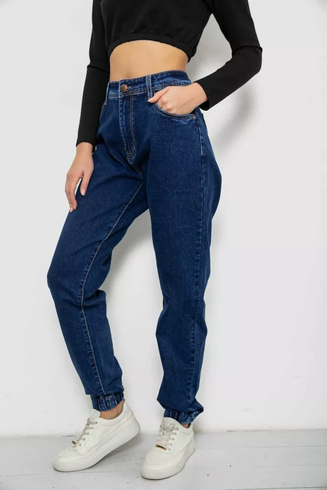 Купити Джинси жіночі, колір синій, 244R8072-5 - Фото №3