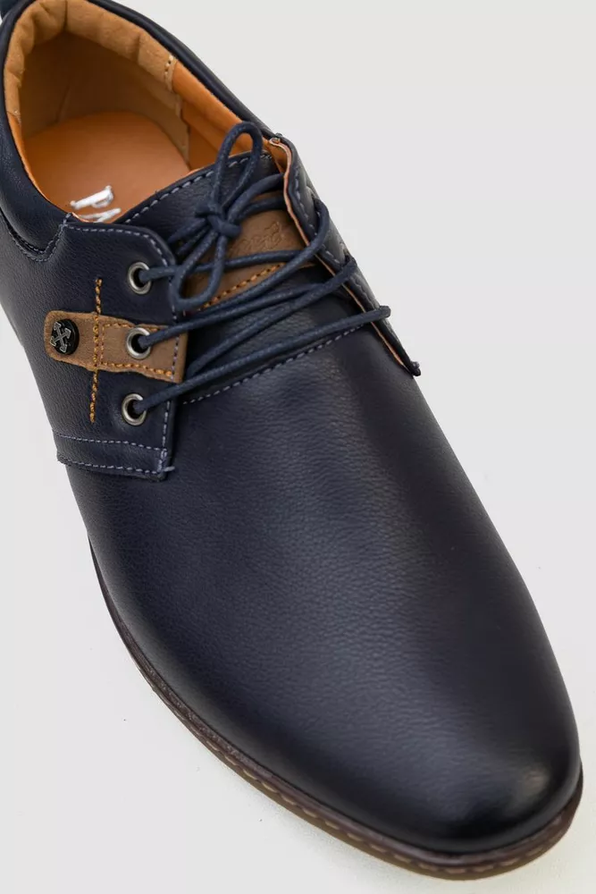 Купить Туфли мужские, цвет темно-синий, 243RA1218-1 - Фото №2