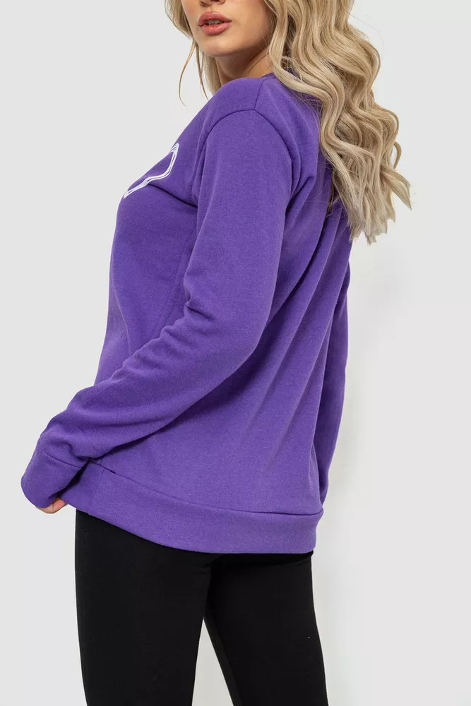Купить Свитшот женский  -уценка, цвет фиолетовый, 238R57170-U-6 - Фото №4