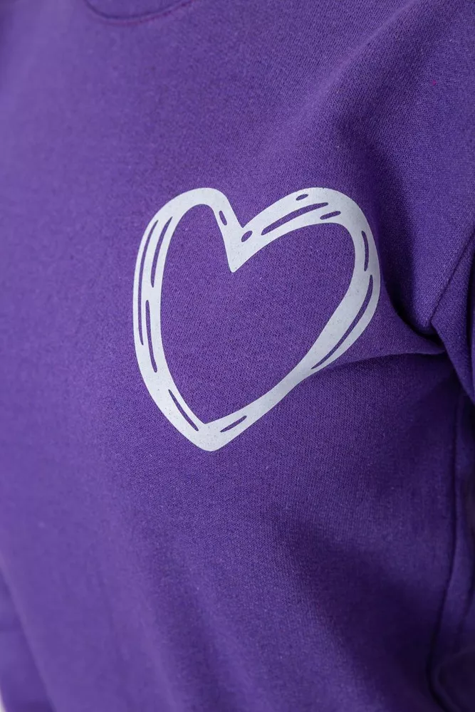 Купить Свитшот женский  -уценка, цвет фиолетовый, 238R57170-U-6 - Фото №5