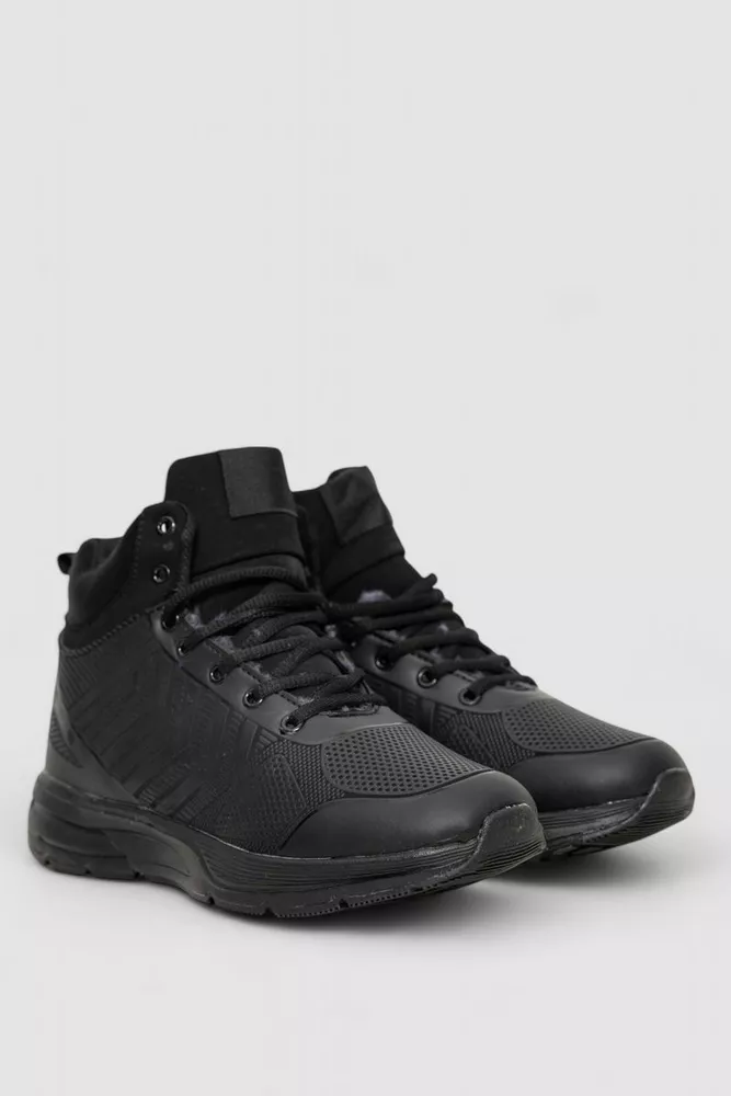 Купить Черевики ч. -уценка, цвет черный, 244R1037-U - Фото №3