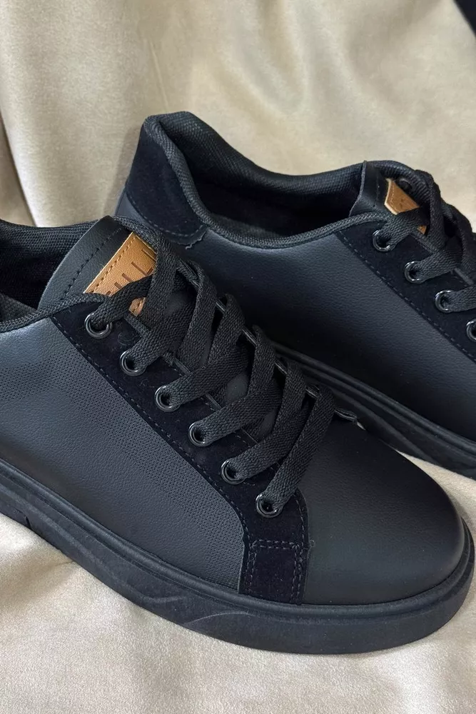 Купити Кеди чоловічі, колір чорний, 248RR129-1R - Фото №3