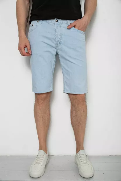 Шорти чоловічі джинсові  -уцінка, колір світло-блакитний, 238R2025-U-17