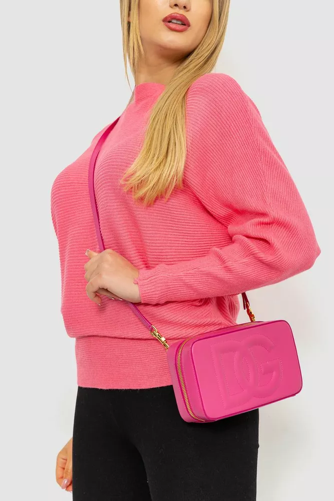 Купить Кофта женская однотонная  -уценка, цвет розовый, 244R2034-U-21 - Фото №3