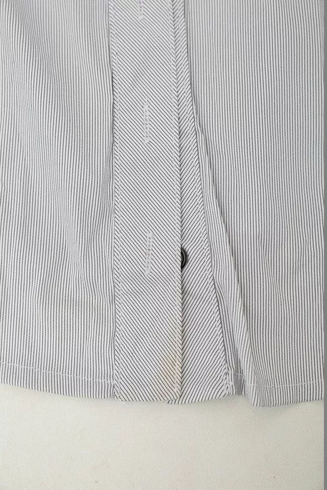 Купити Сорочка класична в смужку  -уцінка, колір сірий, 230R643-U-126 - Фото №6