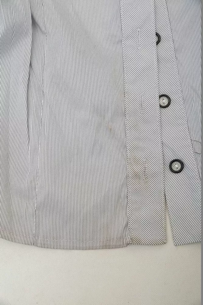 Купити Сорочка класична в смужку  -уцінка, колір сірий, 230R643-U-129 - Фото №6
