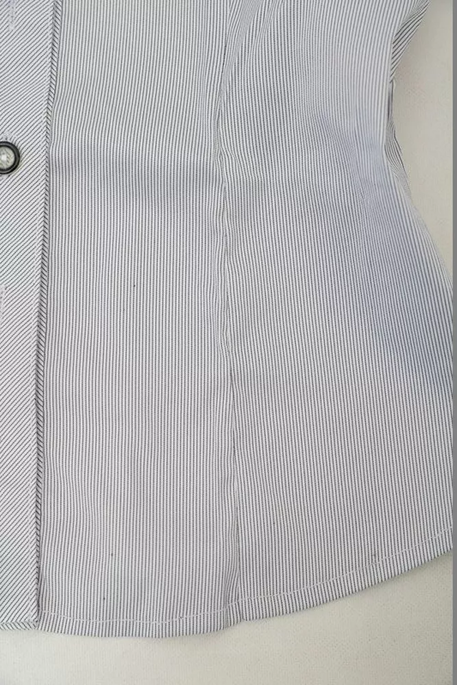 Купити Сорочка класична в смужку  -уцінка, колір сірий, 230R643-U-131 - Фото №6