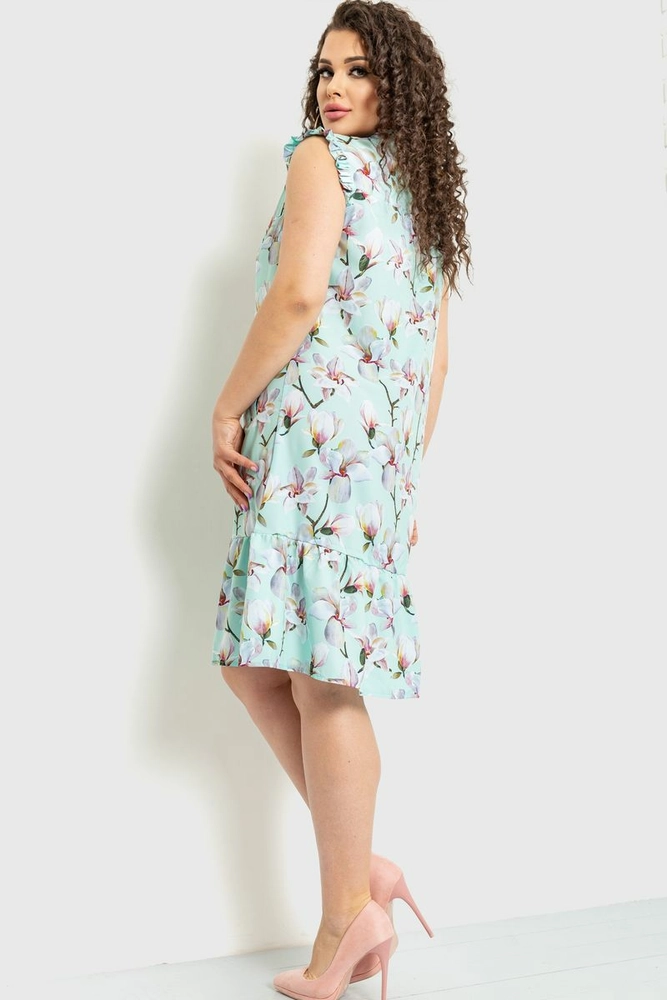 Купити Сукня софт, колір м'ятний, 230R159 - Фото №4