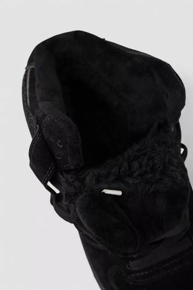 Купить Кроссовки мужские зимние на меху, цвет черный, 248RHB460 - Фото №6