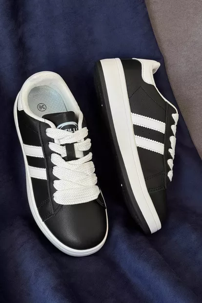 Кеди жіночі, колір чорно-білий, 248RJH100-20