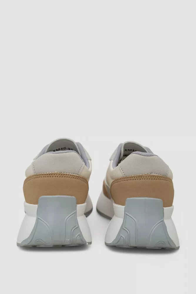 Купить Кроссовки женские  -уценка, цвет бежево-коричневый, 248RXM40-95-U - Фото №4