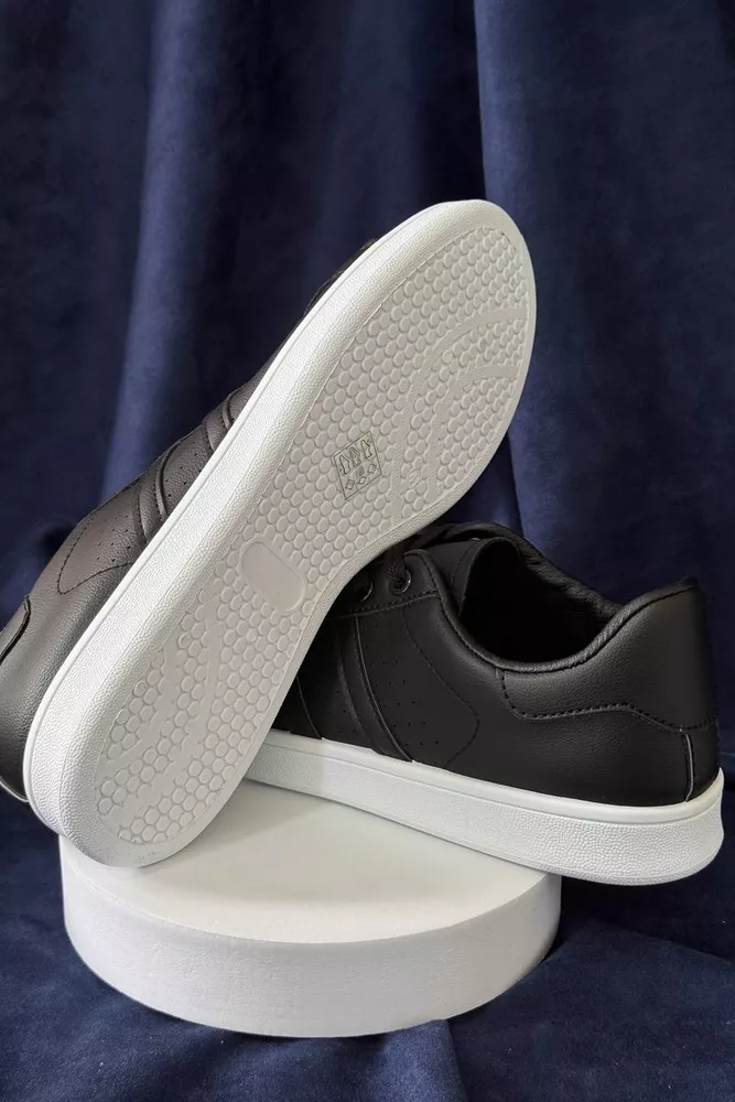 Купити Кеди чоловічі, колір чорно-білий, 248RR217 - Фото №5