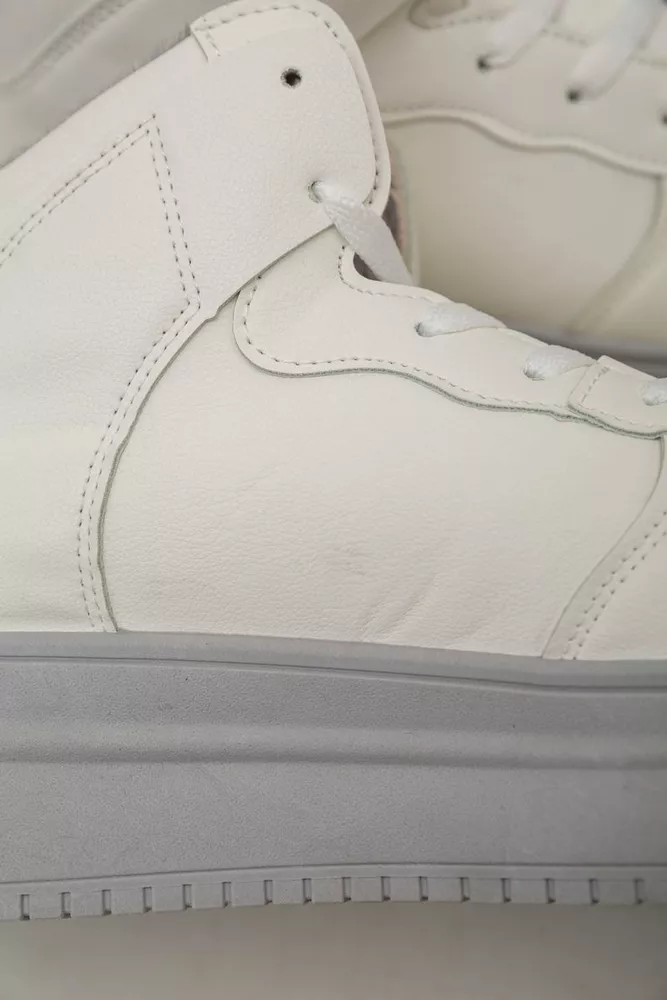 Купити Кросівки жіночі зимові на хутрі  -уцінка, колір біло-сірий, 248RAM01-U-4 - Фото №9