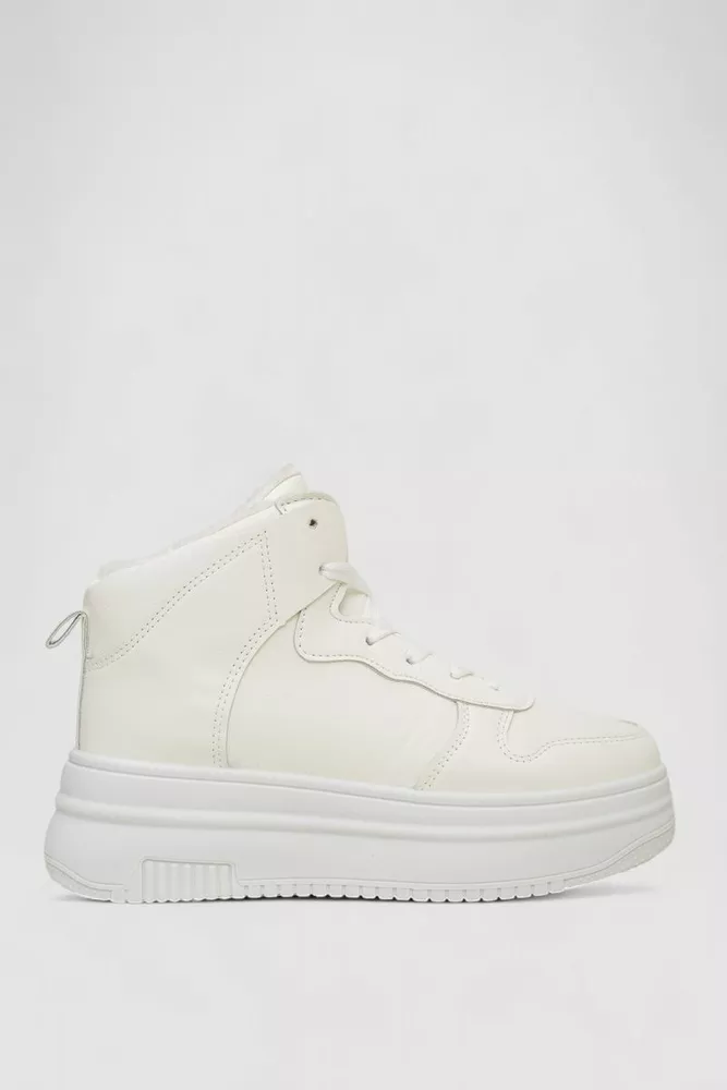 Купити Кросівки жіночі зимові на хутрі  -уцінка, колір білий, 248RAM01-U-5 оптом - Фото №1