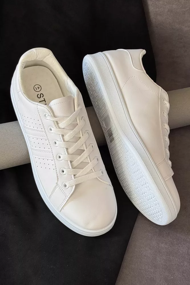 Купить Кеды мужские, цвет белый, 248RR217 - Фото №2