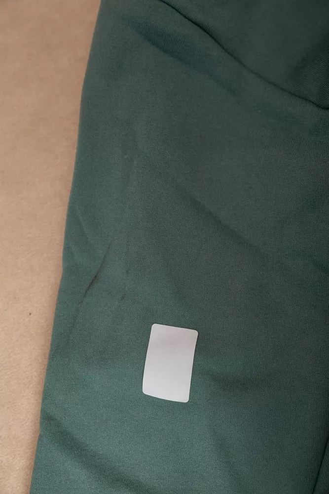 Купити Худі жіночий з капюшоном на флісі  -уцінка, колір оливковий, 257R335-U - Фото №8