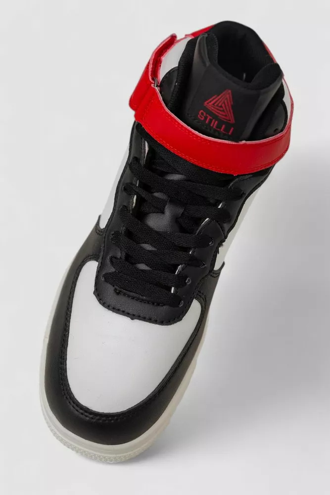 Купити Кросівки чоловічі зимові на хутрі  -уцінка, колір біло-чорний, 248RCX620-U-3 оптом - Фото №2