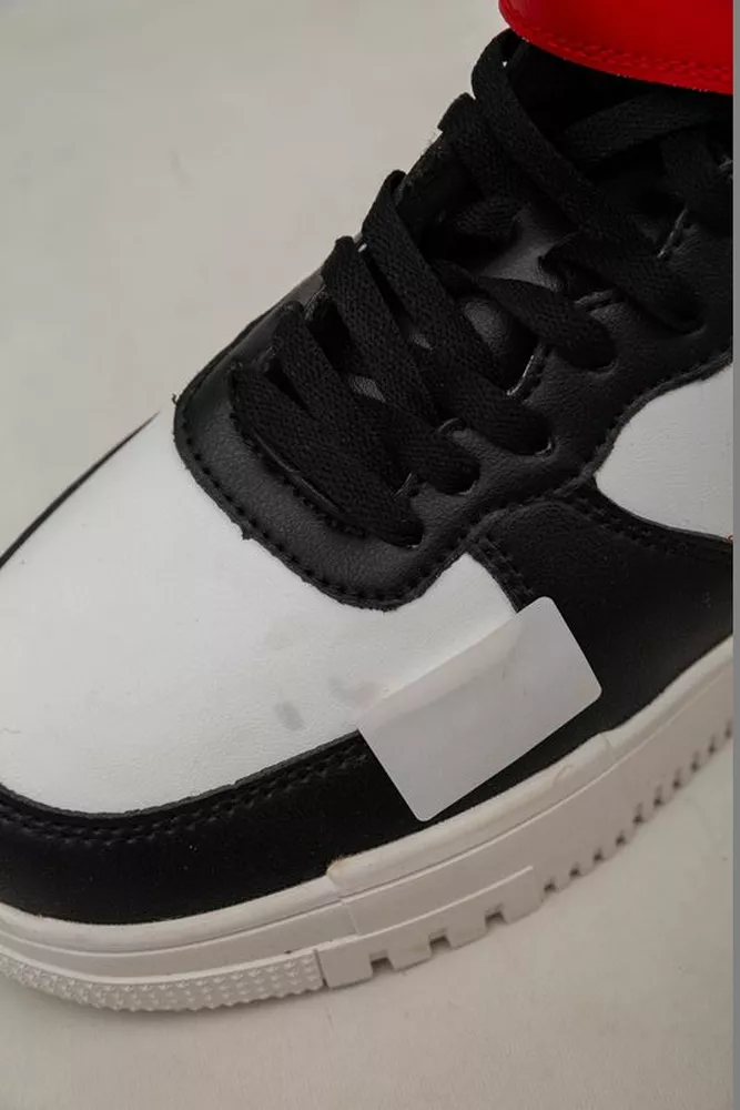 Купити Кросівки чоловічі зимові на хутрі  -уцінка, колір біло-чорний, 248RCX620-U-3 оптом - Фото №8
