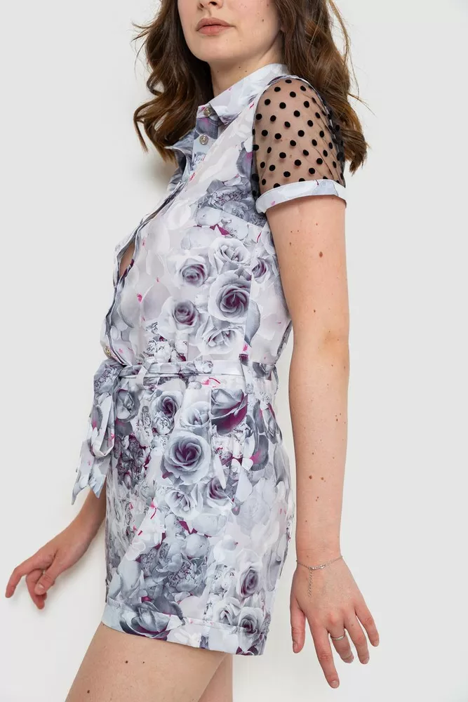 Купить Комбинезон женский, цвет серо-фиолетовый, 230R160-3 - Фото №3