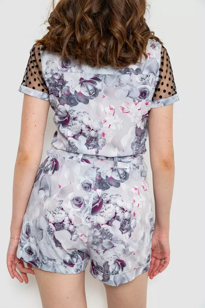 Купить Комбинезон женский, цвет серо-фиолетовый, 230R160-3 - Фото №4