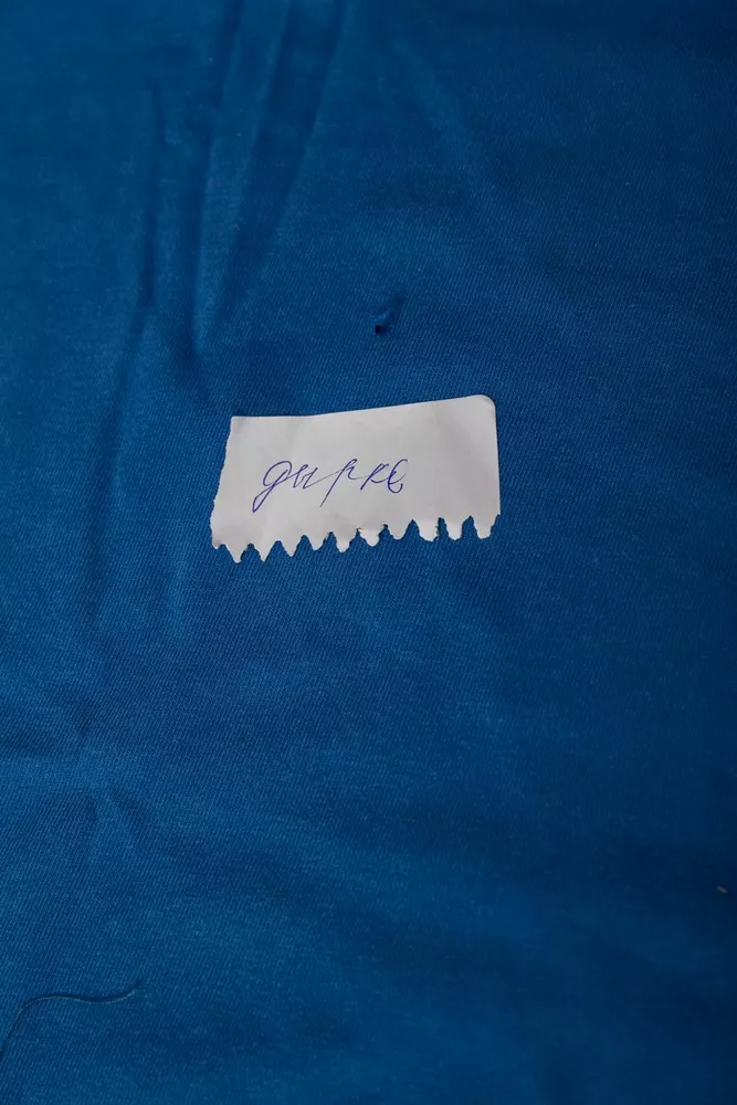 Купить Футболка женская однотонная  -уценка, цвет синий, 129R8900-U - Фото №6