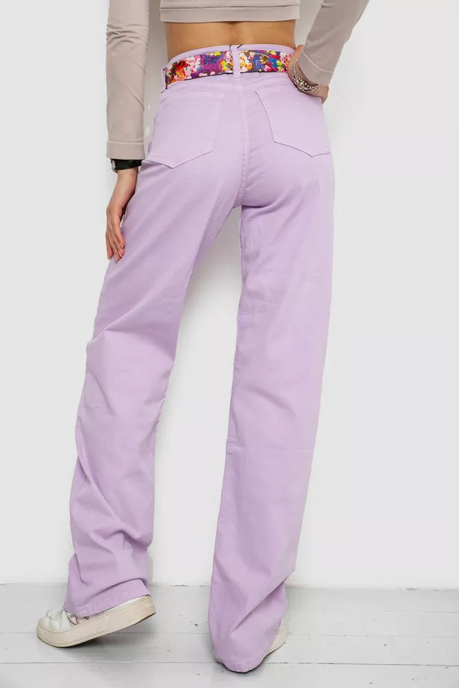 Купити Джинси жіночі  -уцінка, колір бузковий, 250R00160-U-4 - Фото №4