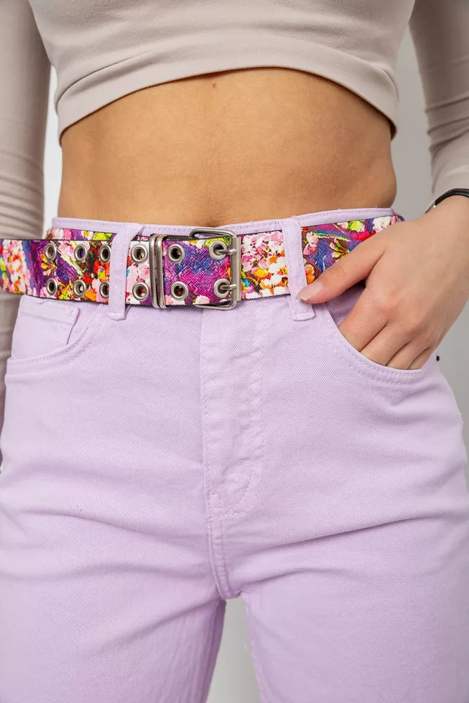 Купити Джинси жіночі  -уцінка, колір бузковий, 250R00160-U-4 - Фото №5