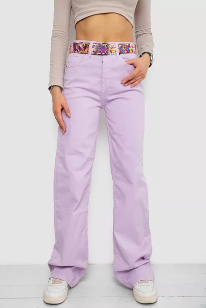 Джинси жіночі  -уцінка, колір бузковий, 250R00160-U-4