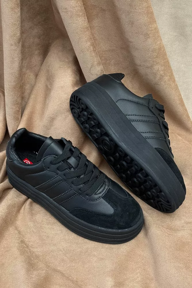 Купить Кроссовки женские демисезонные, цвет черный, 248RCX1580 - Фото №3