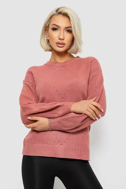 Свитер женский, цвет пудровый, 244R2026-8
