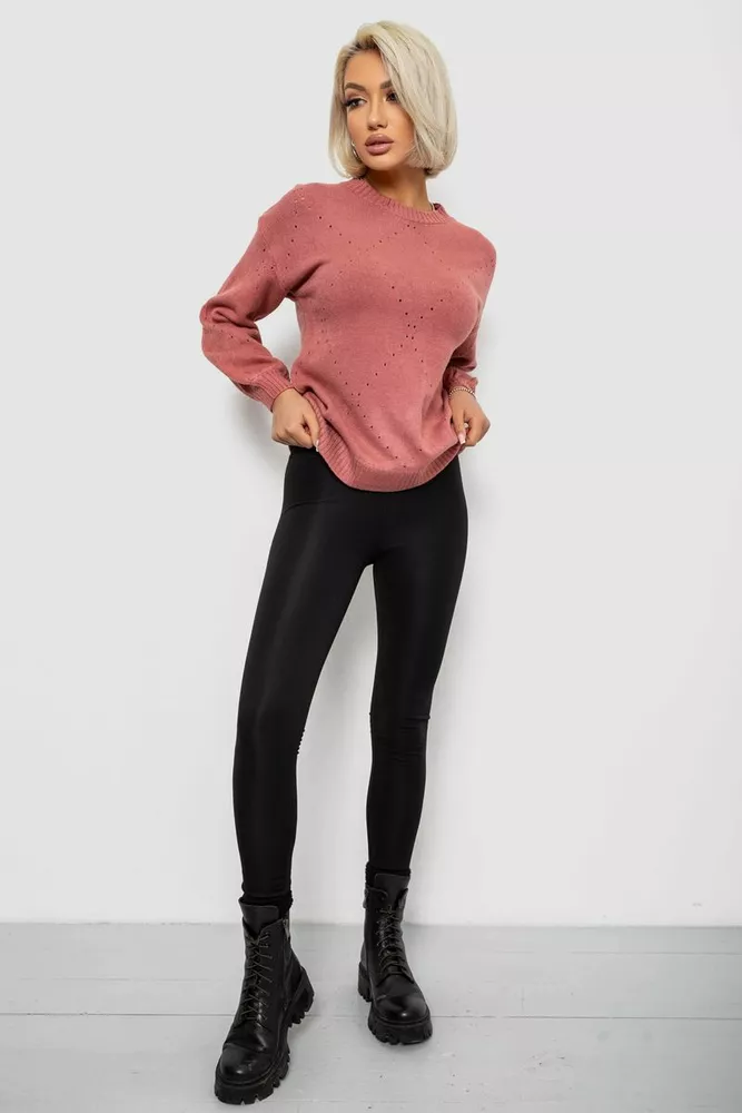 Купить Свитер женский, цвет пудровый, 244R2026-8 - Фото №2