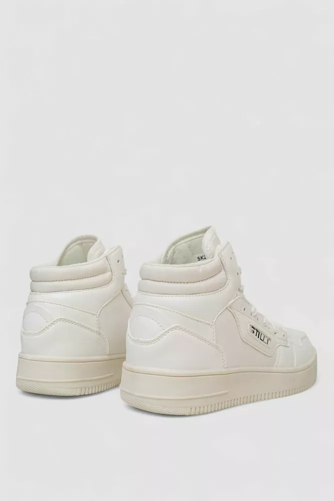 Купити Кросівки чоловічі зимові на хутрі, колір білий, 248RSK2311 - Фото №4