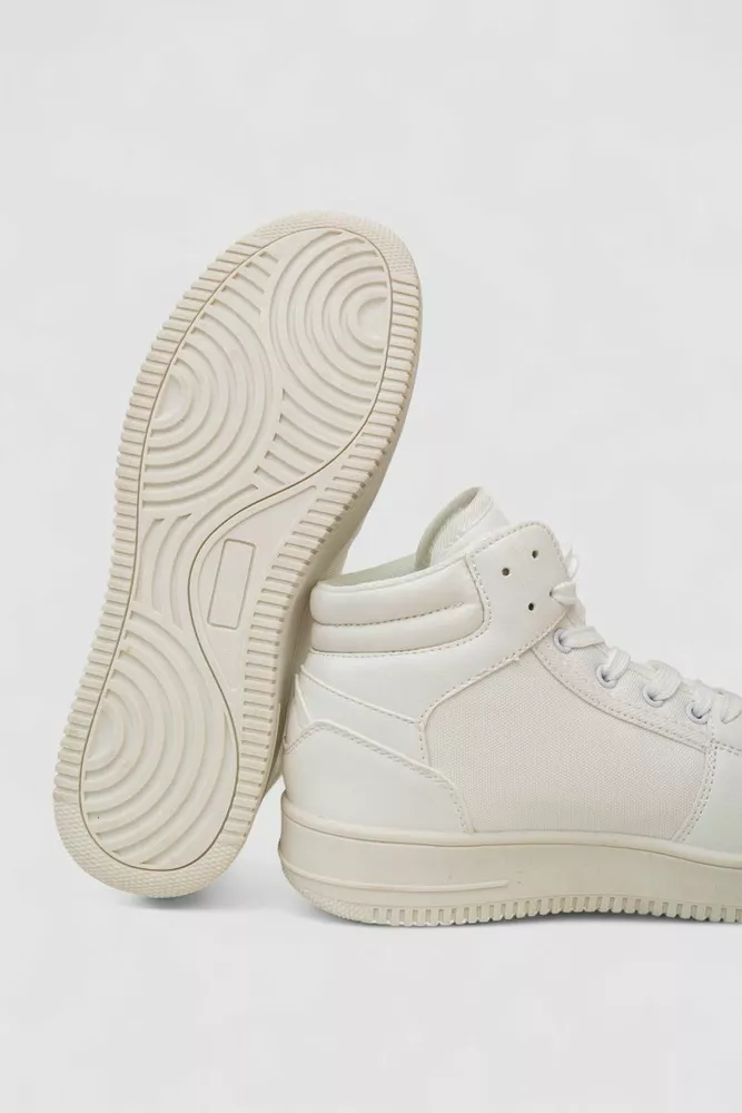 Купити Кросівки чоловічі зимові на хутрі, колір білий, 248RSK2311 - Фото №5