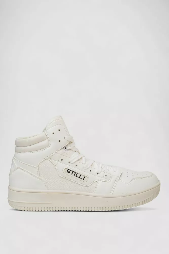 Купити Кросівки чоловічі зимові на хутрі, колір білий, 248RSK2311 - Фото №1