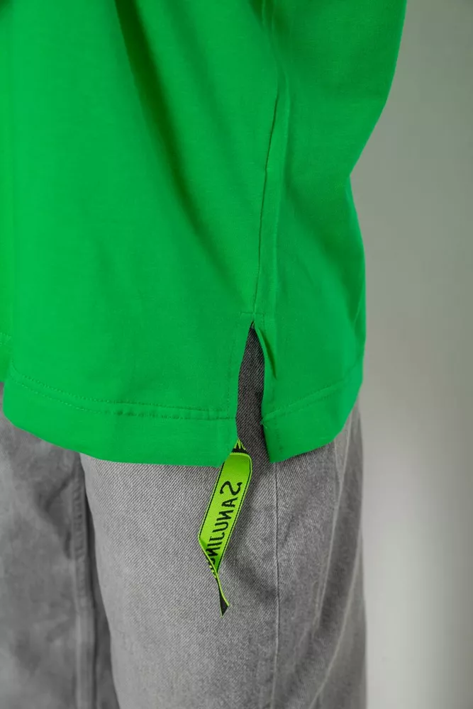 Купити Футболка жіноча з принтом, колір зелений, 244R4011 - Фото №6