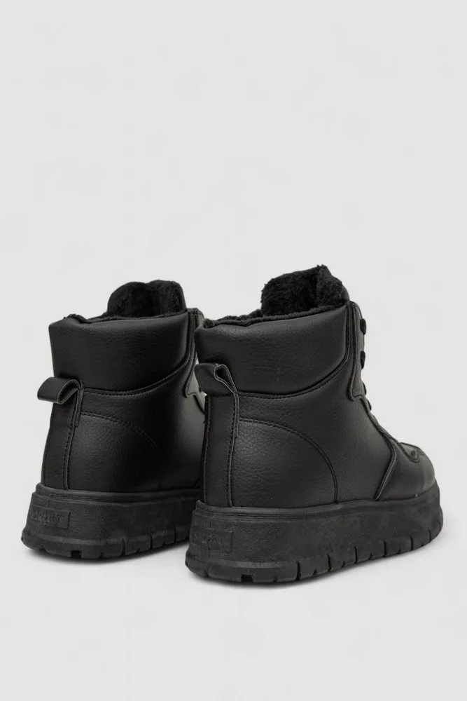 Купити Кросівки жіночі зимові на хутрі, колір чорний, 248RBL5 - Фото №4