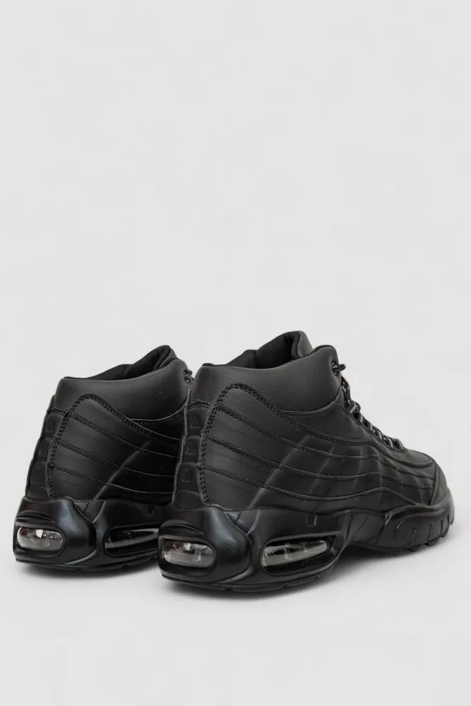 Купить Кроссовки мужские зимние на меху, цвет черный, 248RCX619-1 - Фото №4