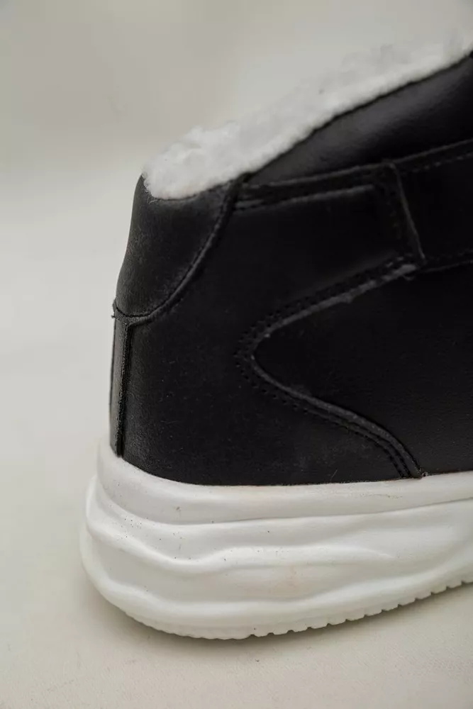 Купити Кросівки жіночі зимові на хутрі  -уцінка, колір чорно-білий, 248RCX686-U-2 - Фото №7