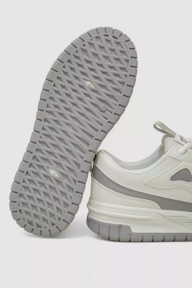 Купити Кросівки чоловічі демісезонні  -уцінка, колір біло-сірий, 243RHK110-U - Фото №5